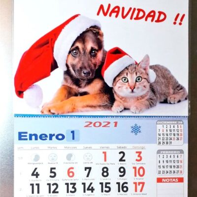 calendario imán nevera