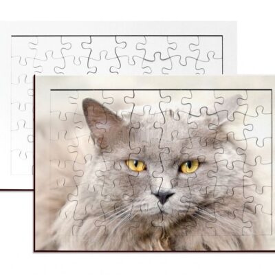 Puzzle de 48 piezas de madera con marco