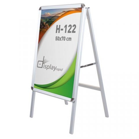 Caballete aluminio 50 x 70 1 cara