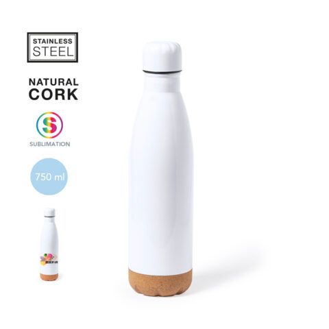 Botella base corcho 750 ml