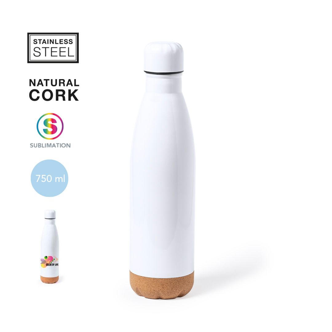 Botella base corcho 750 ml