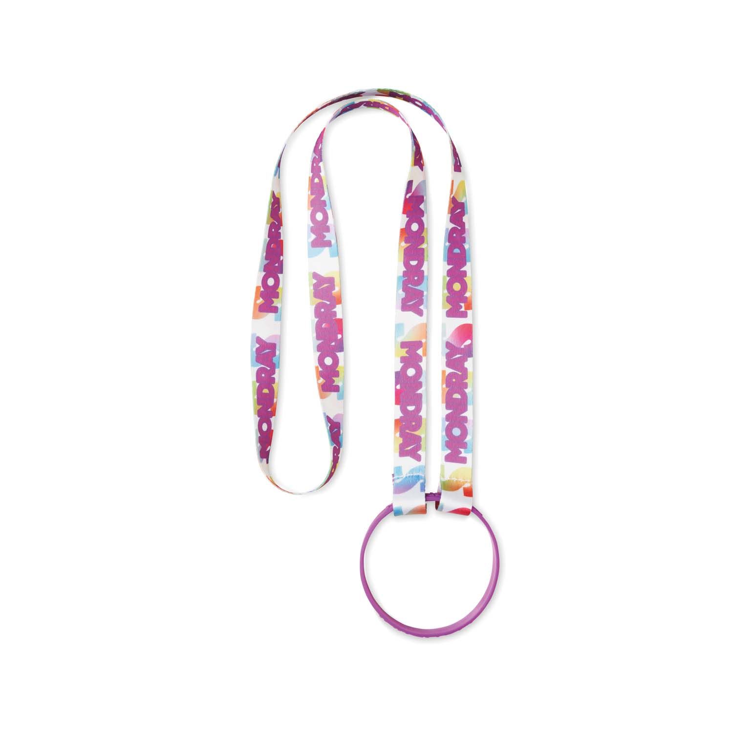 Lanyard de poliéster 2 enganches - Imagen 3