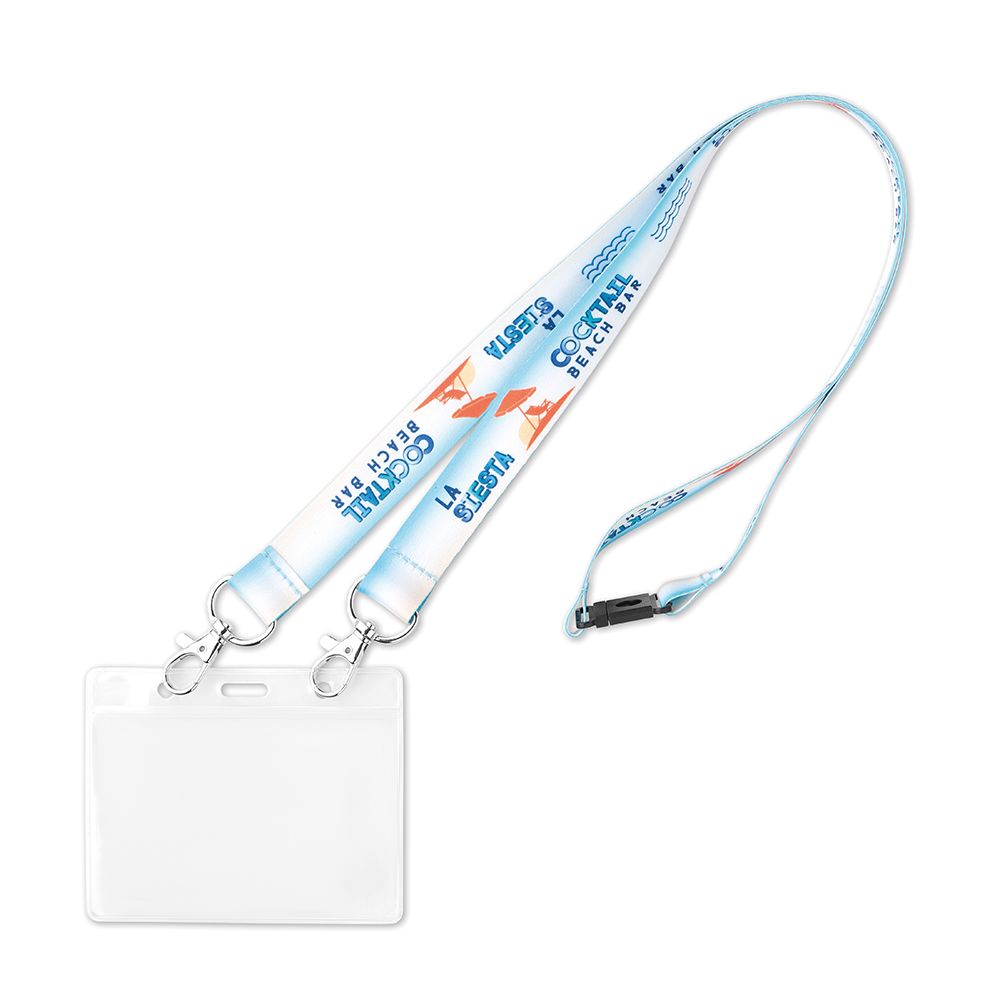 Lanyard de poliéster 2 enganches - Imagen 4
