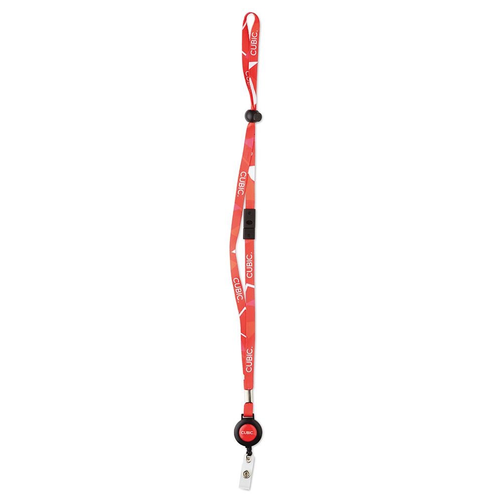 Lanyard con porta tarjetas extensible - Imagen 4