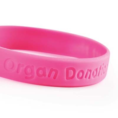 Pulsera de silicona personalizada