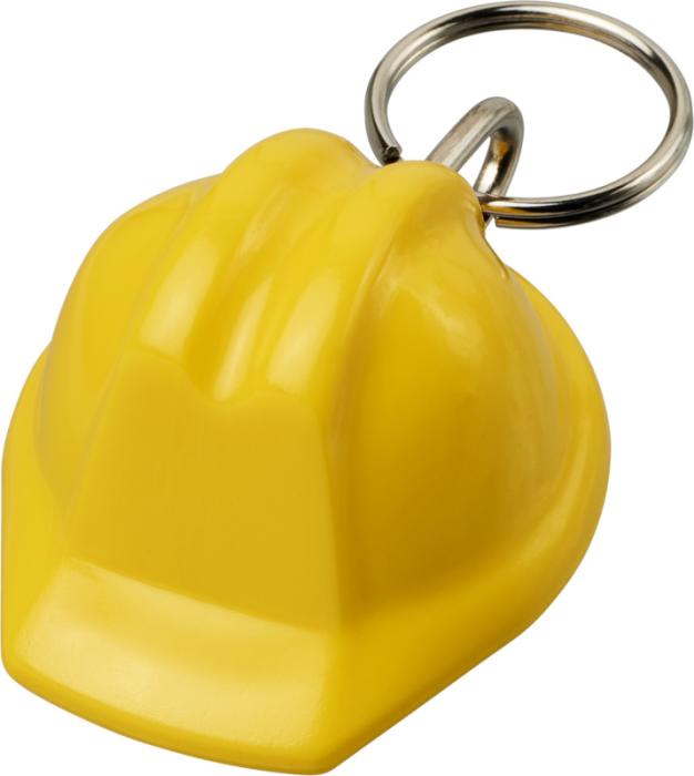 Llavero de material reciclado con forma de casco protector - Imagen 2
