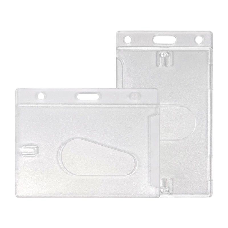 Porta credencial esmerilado para 1 tarjeta - (Pack de 25 unidades) - Imagen 5