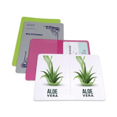 Funda Plástico Tarjetero Doble