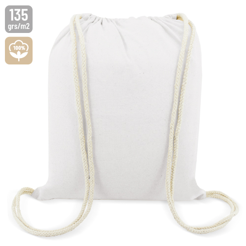 Bolsa mochila algodón - Imagen 3