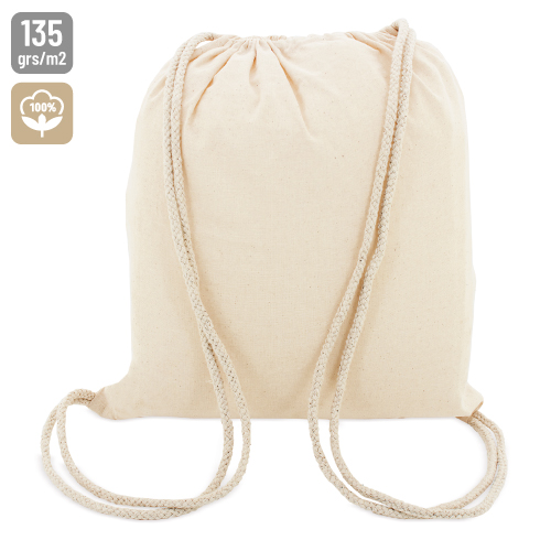 Bolsa mochila algodón - Imagen 4