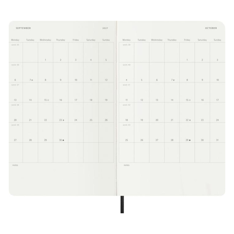 Agenda diaria de 12 meses con tapa dura Moleskine - Imagen 9